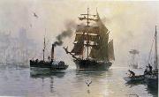 unknow artist Seascape, boats, ships and warships. 102 oil painting reproduction